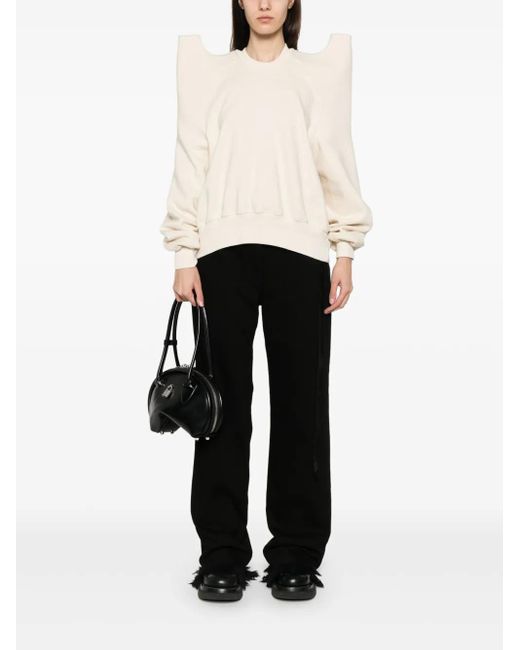 Rick Owens Natural Tecsweat Sweatshirt