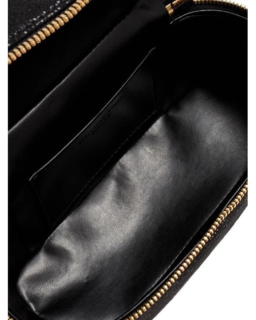 Stella McCartney Black Falabella Faux-Leather Tote Bag