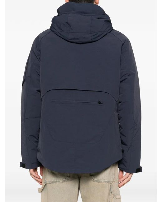 JG1 Blue Zip-Up Hooded Jacket for men