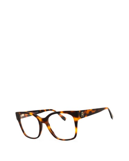 Tommy Hilfiger Black Tortoiseshell-Effect Rectangle-Frame Glasses