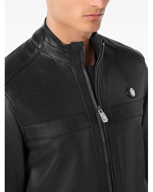 Billionaire Black Leather Jacket for men