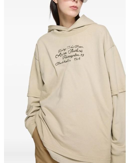 Acne ダブルレイヤーパーカー White