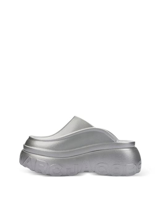 Marc Jacobs Gray X Melissa Logo-Embossed Mules