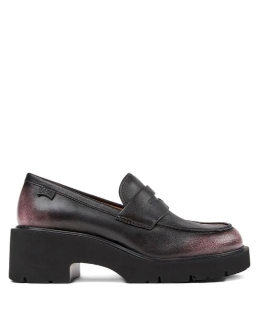 Camper Black Moccasins