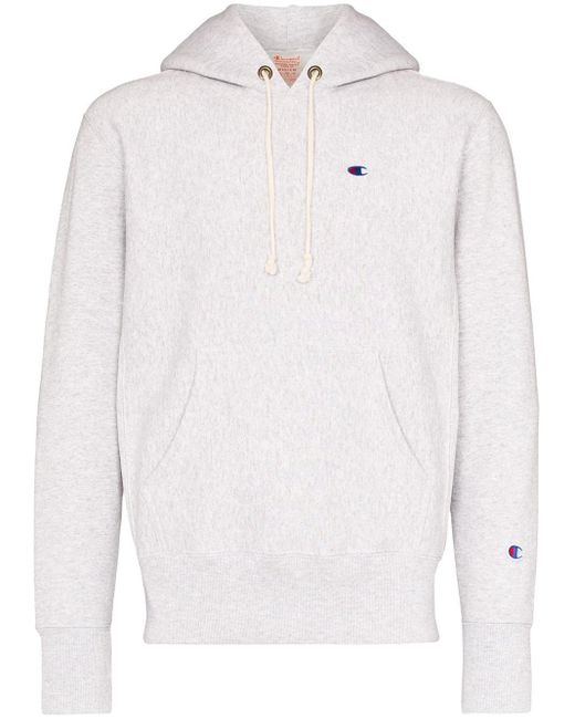 light grey champion hoodie