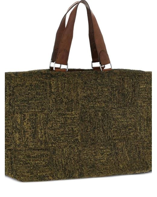 IBELIV Brown Miray Tote Bag Aus Raffiabast