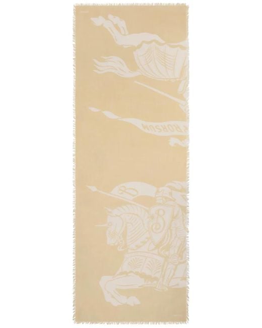 Sciarpa Ekd di Burberry in Natural