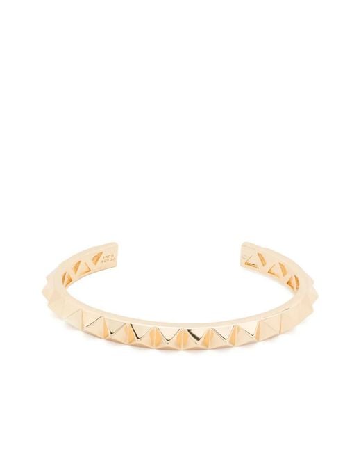 Eddie Borgo Natural Grand Bracelet Pyramid