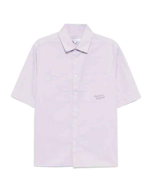 メンズ Maison Kitsuné ショートスリーブ シャツ Purple