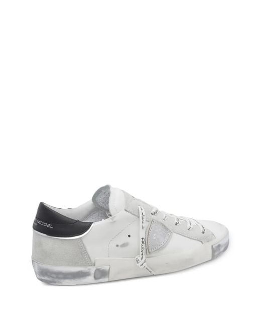 Philippe Model White Prsx Sneakers Mit Logo-Patch