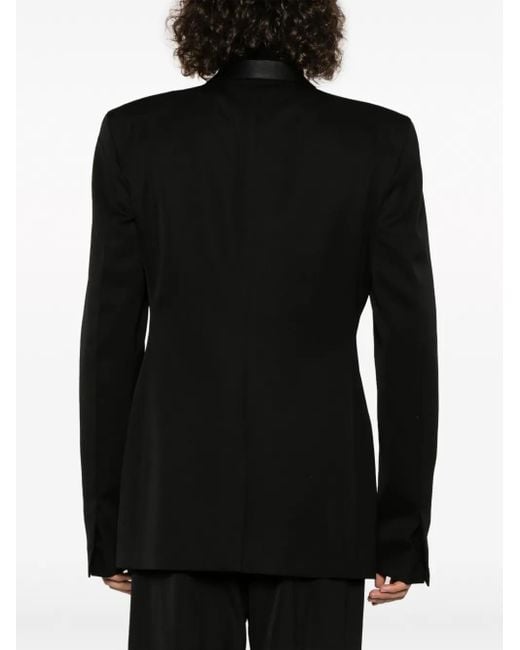 Givenchy Black Wool Tuxedo Jacket for men