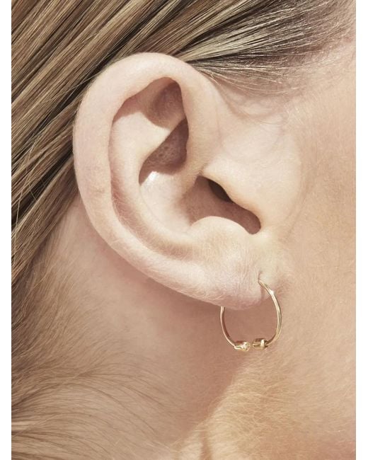 Shihara Metallic 18Kt Twist Round 01 Earring