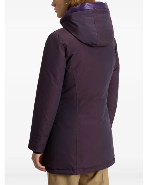 Woolrich Purple Arctic Parka Coat