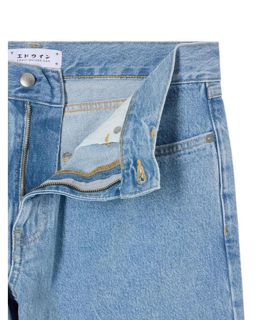 Vaqueros Cosmos Con Efecto Descolorido Edwin de hombre de color Blue