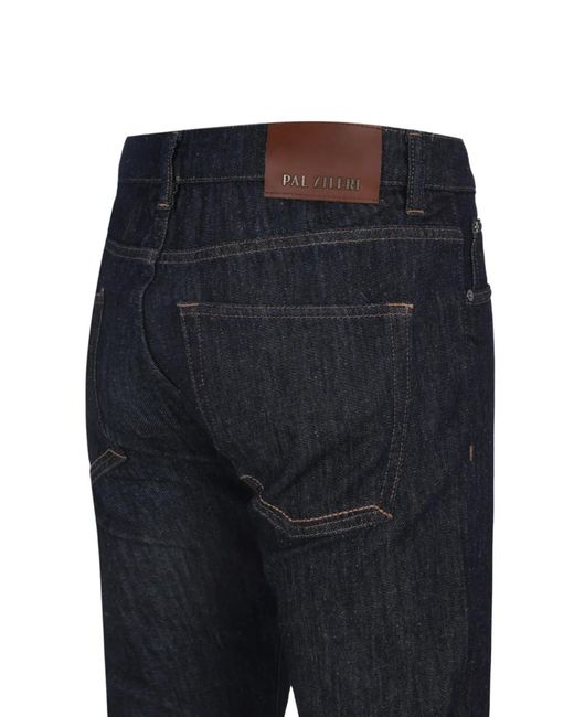 Pal Zileri Blue 5 Pocket Jeans for men