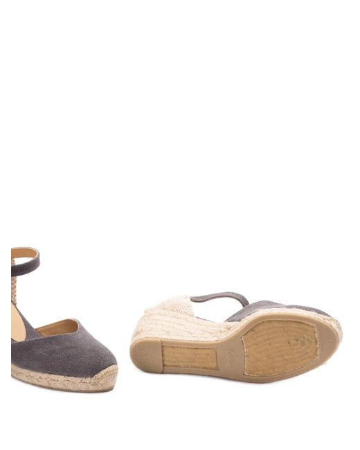Espadrillas Chiarita di Castaner in Gray