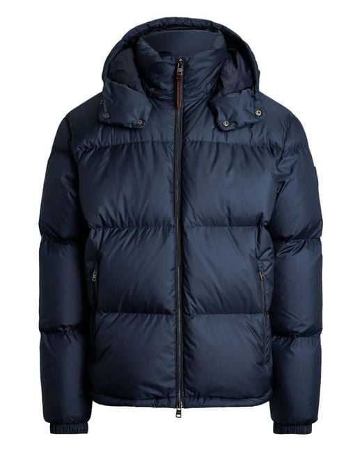 Polo Ralph Lauren Gewatteerd Jack Met Rits in het Blue voor heren