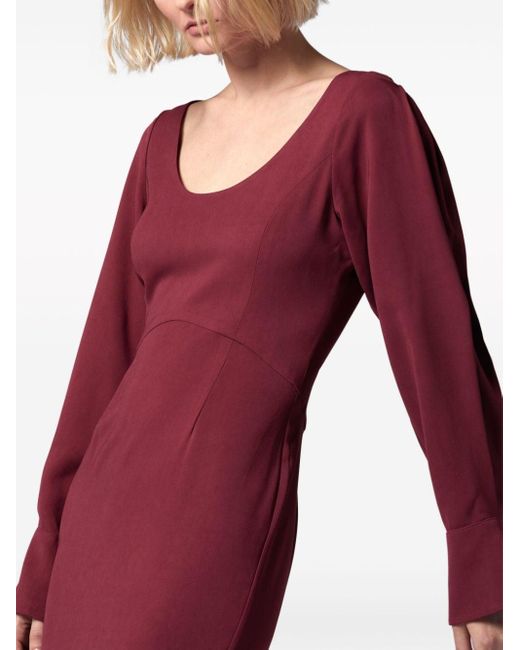 Equipment Natalia Flared Midi Dress in Purple Lyst