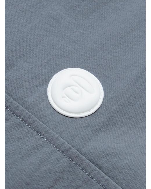Aape By A Bathing Ape Gray Moonface Patch Shirt for men