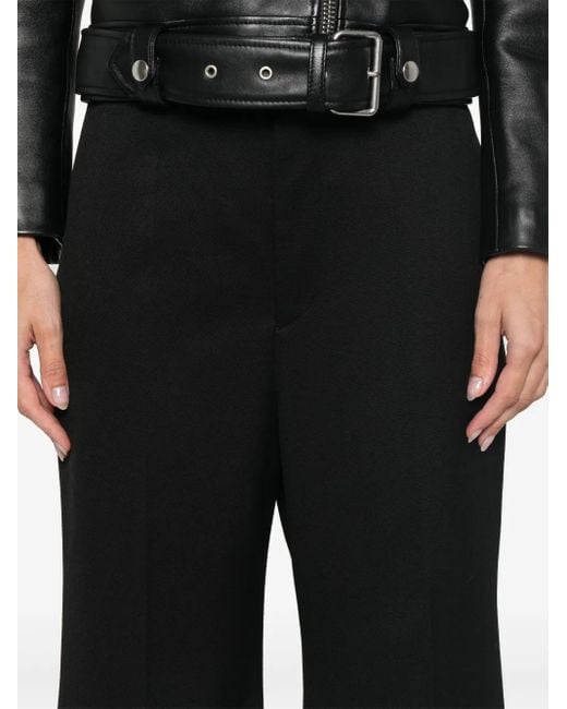 Victoria Beckham Black Kick Trousers