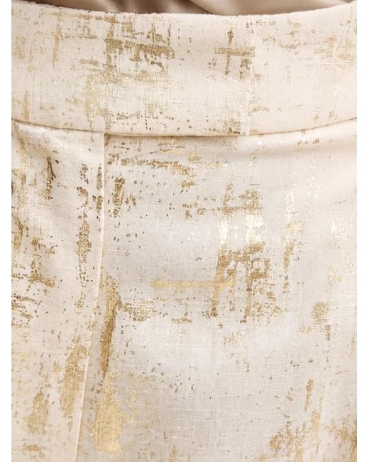 Silvian Heach Natural Belt-Loop Trousers