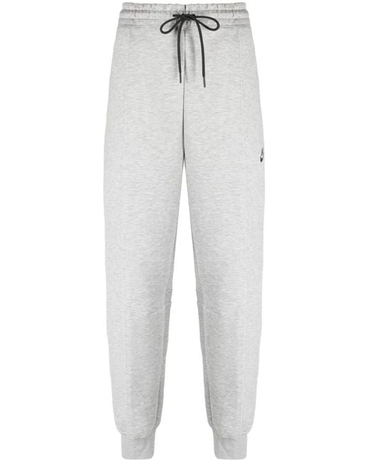 Nike Gray Logo-Print Track Pants