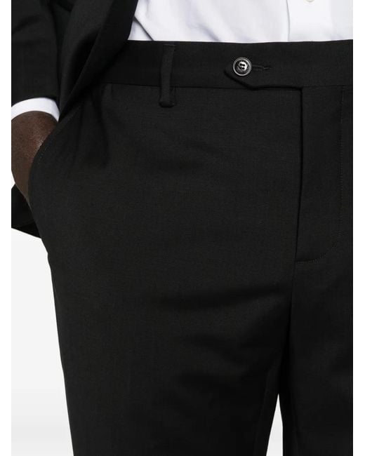 Manuel Ritz Black Double-Breasted Suit for men