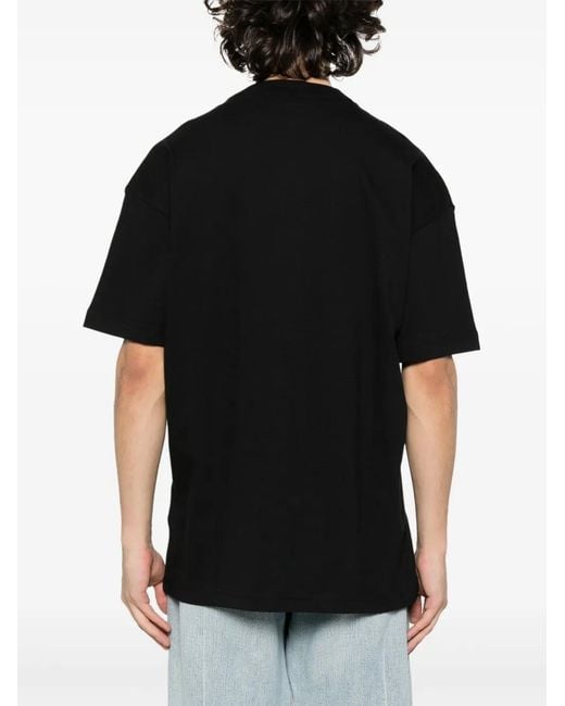 Palm Angels Black T-Shirts And Polos for men