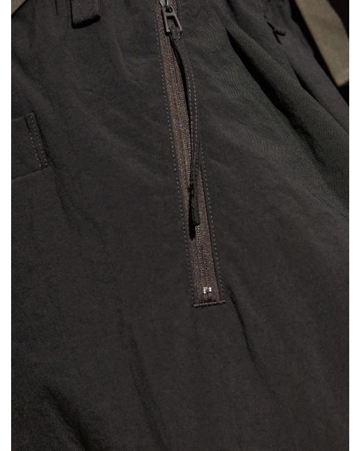 Homme Plissé Issey Miyake Black Zip-Detail Pants for men