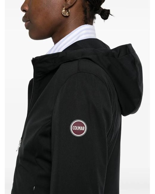 Colmar Black Logo-Patch Jacket