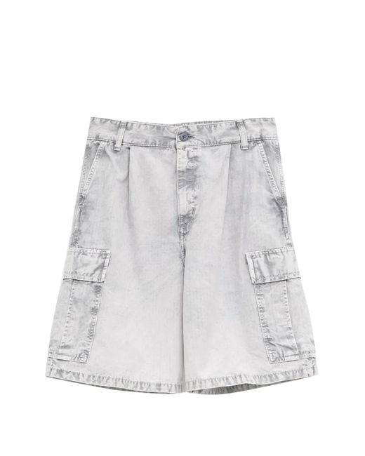 Carhartt White Cole Cargo Shorts for men