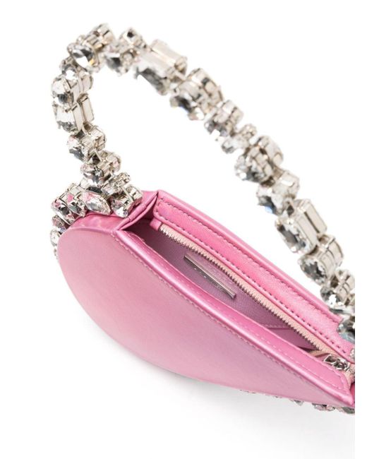 Clutch Taliya a cuore di L'ALINGI in Pink