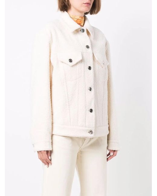 Jacob Cohen Natural Textured Wool Jacket