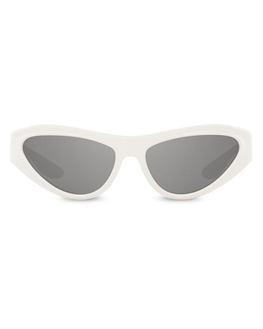 Dolce & Gabbana Gray Dg Toy Cat-eye Frame Sunglasses