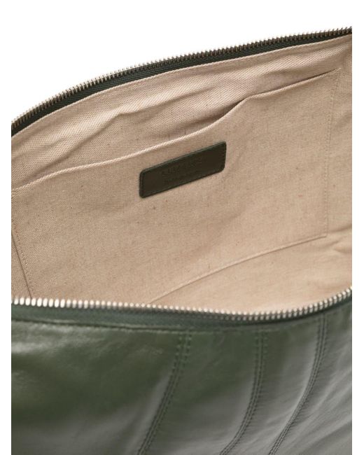 Lemaire Gray Large Croissant Nappa-leather Shoulder Bag