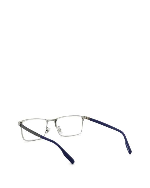 Montblanc White Rectangle-Frame Glasses for men