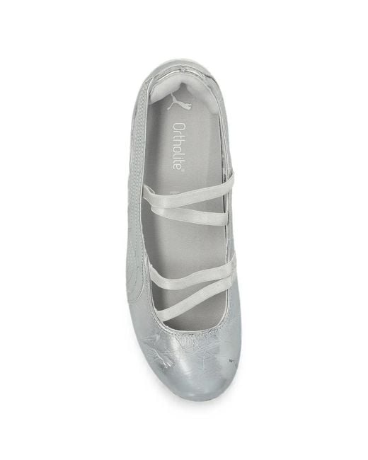 PUMA White Speedcat Ballet Ballerinas
