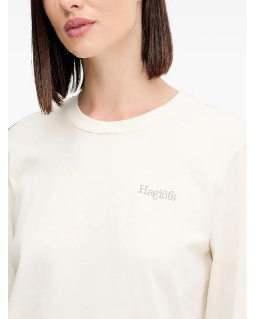 Haglöfs White Ls Long-Sleeve T-Shirt