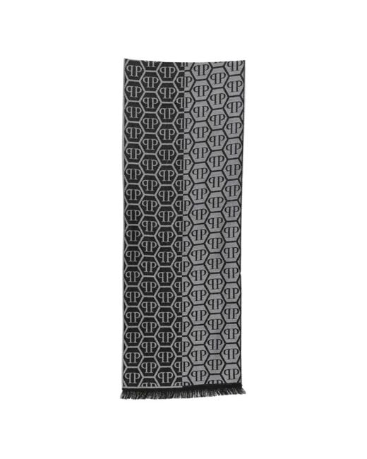 Sciarpa Con Frange di Philipp Plein in Gray da Uomo