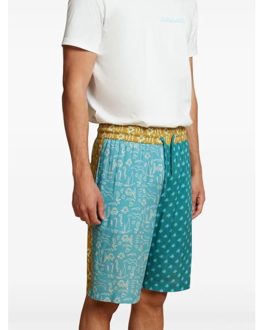 Donde Esteban Blue Estrellitas Shorts