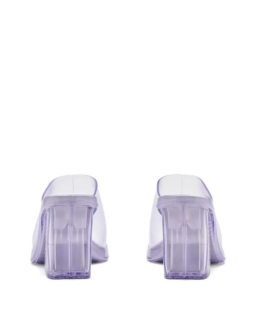 Marc Jacobs White X Melissa 90Mm Transparent-Design Mules