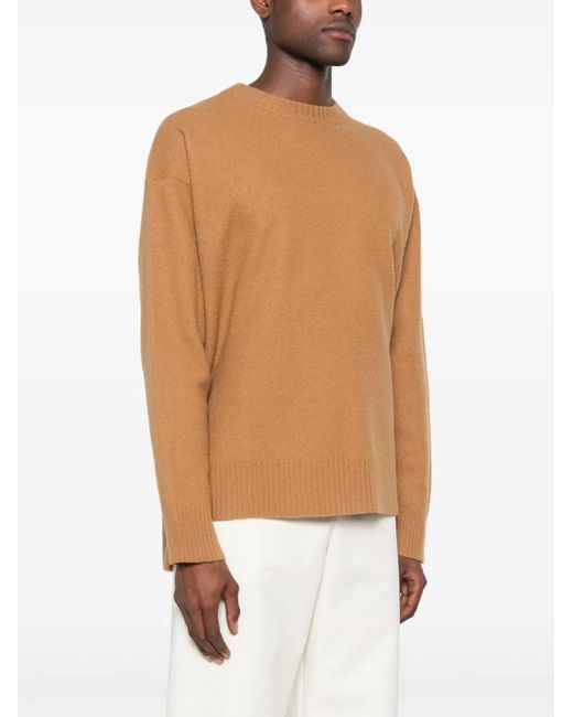 Jil Sander Brown Wool Sweater for men