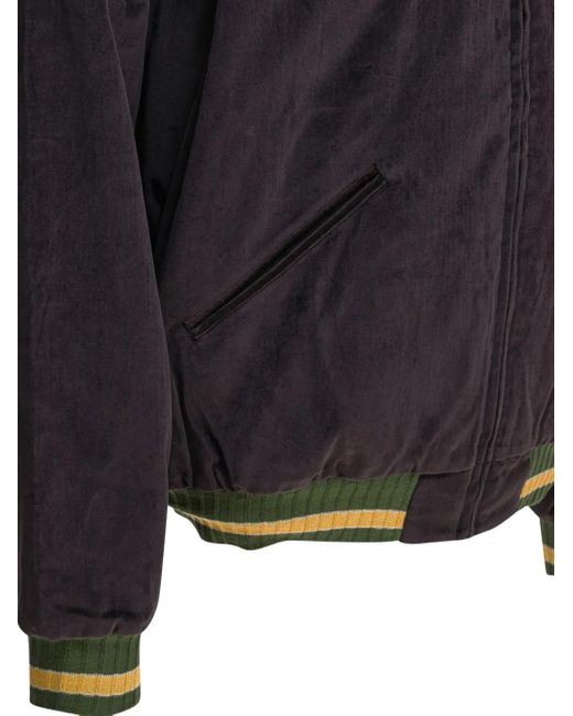 Kapital Black Eagle-Embroidered Bomber Jacket for men