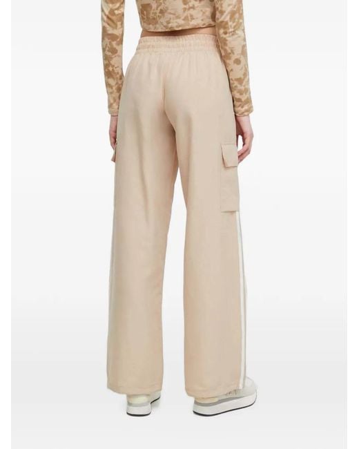 Adidas Natural Adicolor 3-Stripes Cargo Track Pants