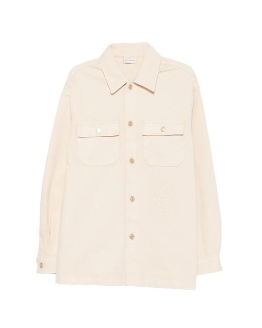 Drole de Monsieur Natural Denim Shirt Jacket for men