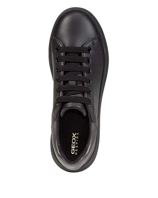 Geox Black Sneakers Mit Dicker Sohle