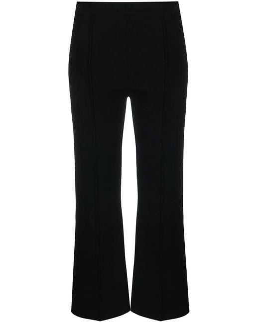 Theory Black Flare Pant W.Compact Clothing