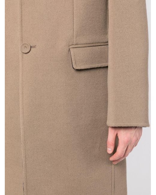 Fendi Brown Single-breasted Coat for men