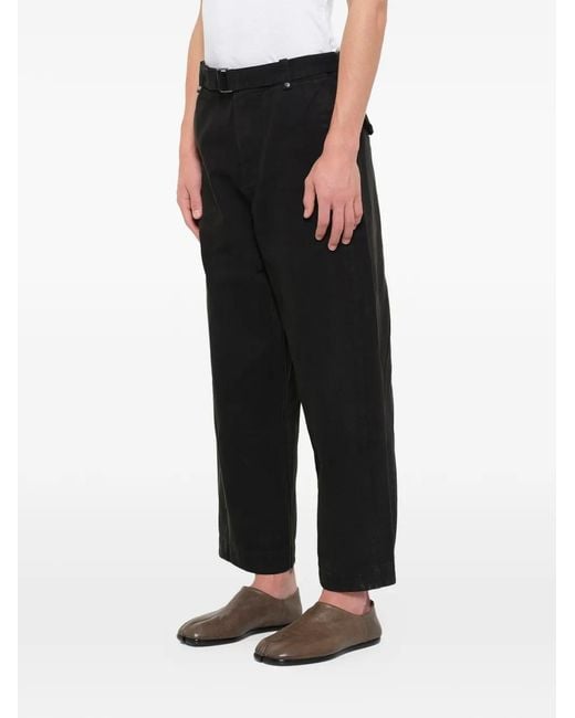 Entire studios Black Gully Straight-Leg Trousers for men
