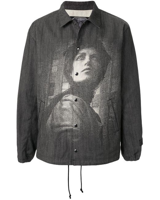 Undercover Black X Cindy Sherman Printed Shirt Jacket for men